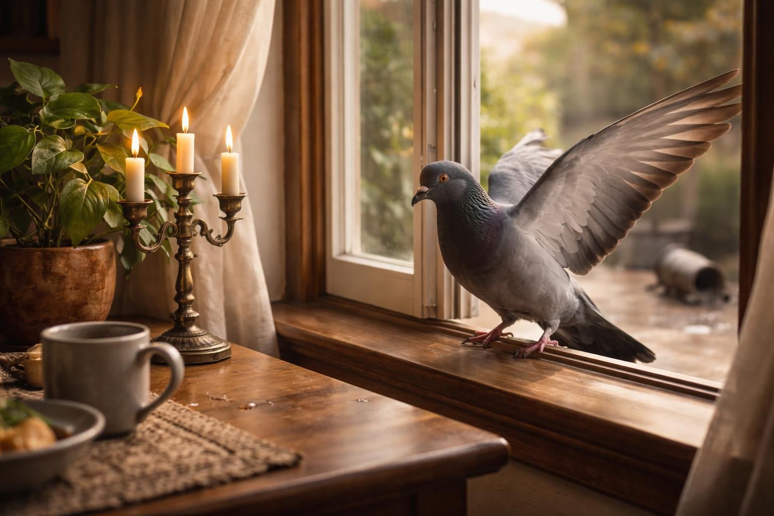 découvrez la signification du pigeon qui entre dans une maison et apprenez s'il symbolise la paix ou s'il constitue un signe d'alerte.
