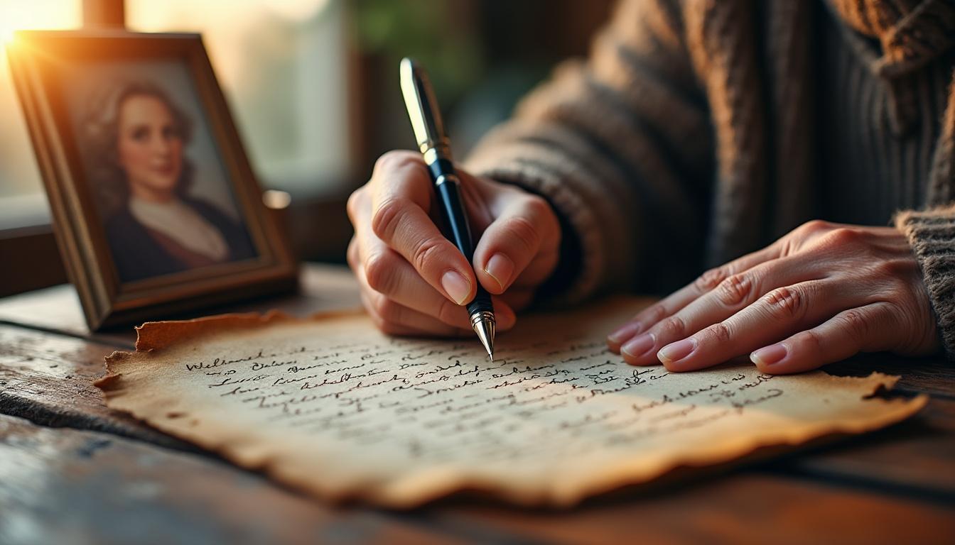 découvrez comment rédiger une lettre d'adieu touchante pour une mamie inoubliable, avec les étapes essentielles pour exprimer vos émotions et rendre hommage à son amour éternel.