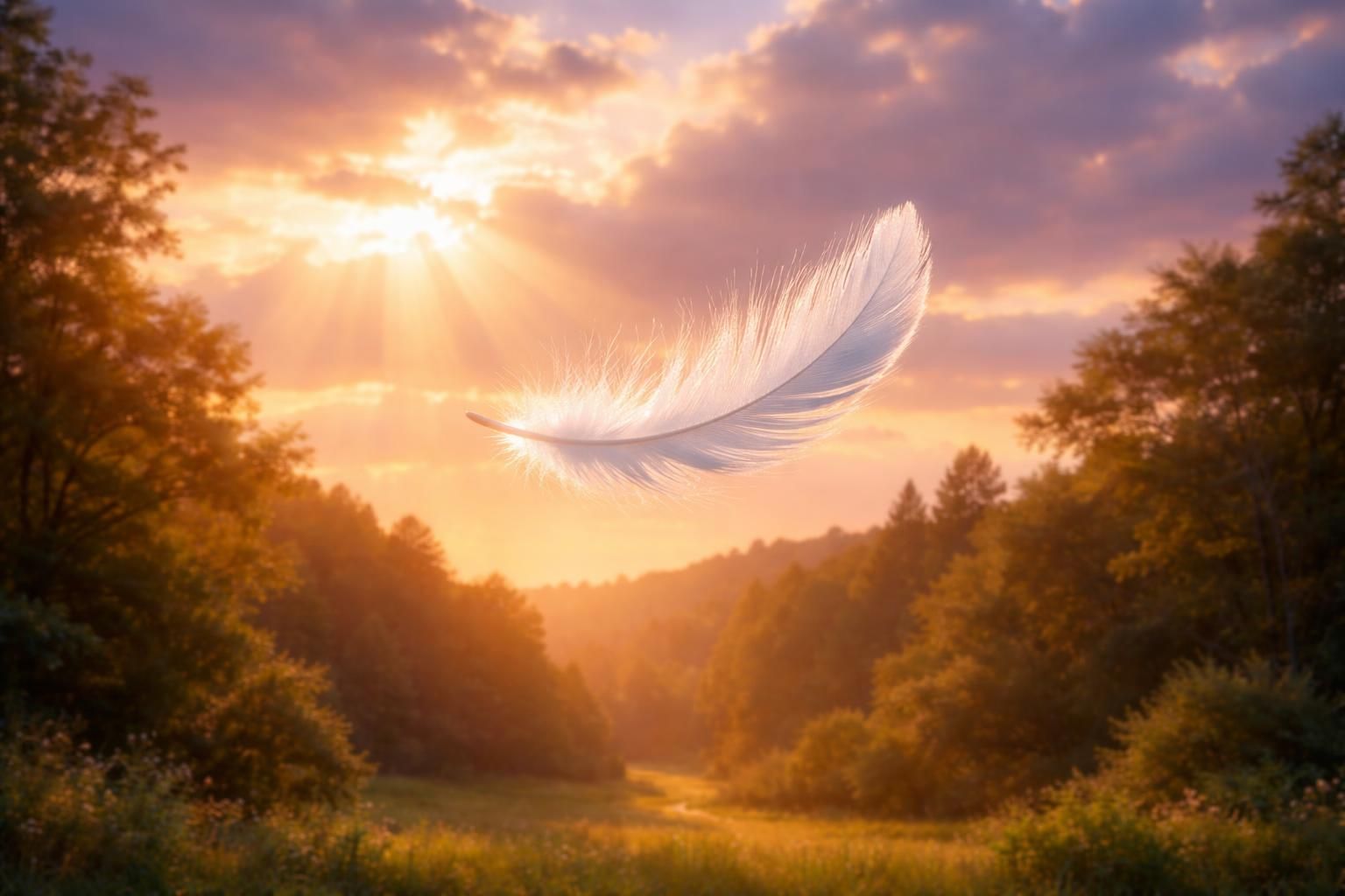 découvrez la signification spirituelle profonde de la plume tombant du ciel, un puissant symbole d'espoir et de guidance dans votre chemin de vie.