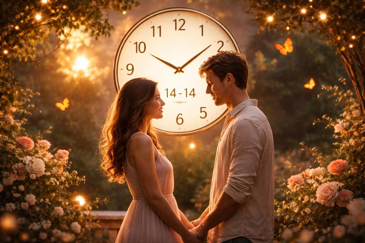 découvrez la signification profonde de l'heure miroir 14h14 et comment elle peut transformer votre vie amoureuse en révélant des messages d'amour et d'harmonie.