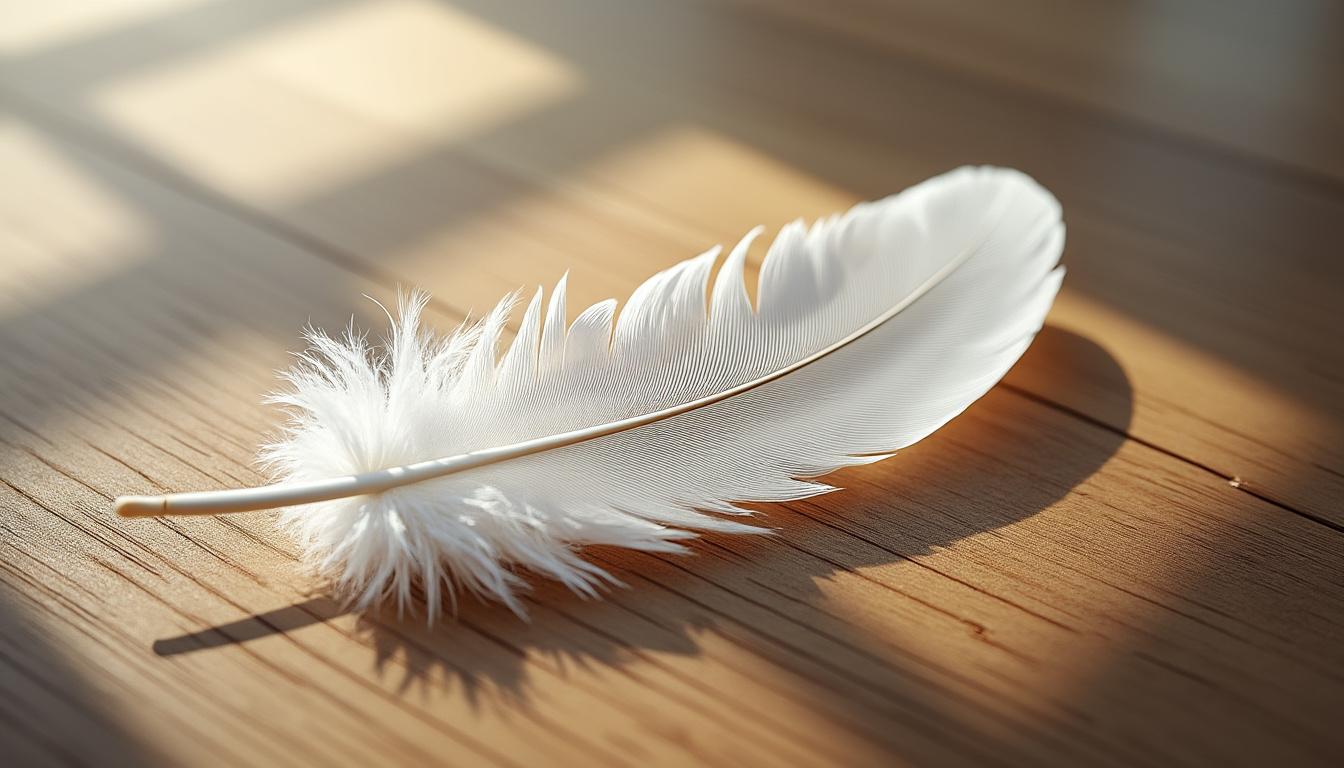 découvrez pourquoi trouver une plume blanche dans votre maison peut avoir une signification particulière et l'importance de ce phénomène dans votre vie quotidienne.