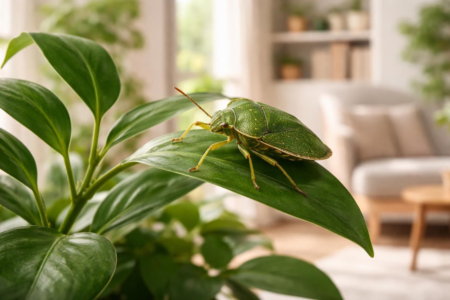 découvrez ce que signifie la présence d'une punaise verte dans votre maison et obtenez des conseils pratiques pour l'accueillir sans souci.